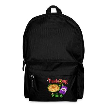 Paskong Pinoy Weihnachtsdesign für Filipinos - Rucksack - Schwarz - Vorne