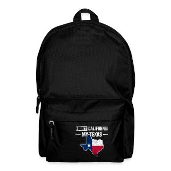 Protect my Texas Kartendesign für stolze Texaner - Rucksack - Schwarz - Vorne