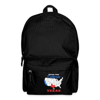 Umzug nach Texas Design für stolze Texaner - Rucksack - Schwarz - Vorne