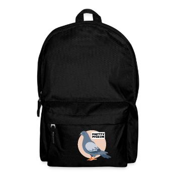 Pretty pigeon Cute design for pigeon fans - Backpack - black - Front