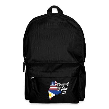 Filipinos of Maine Design für stolze Fil-Ams - Rucksack - Schwarz - Vorne