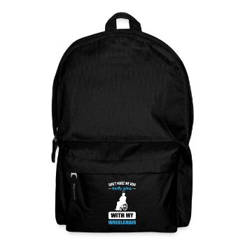 Fauteuil roulant - Sac à dos - noir - Devant