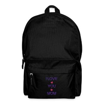MOM. MOM. MOTHER's DAY. HAPPY MOTHER'S BIRTHDAY - Backpack - black - Front