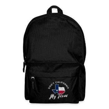 Protect my Texas Design für stolze Texaner - Rucksack - Schwarz - Vorne