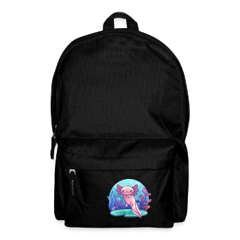 Life of the Axolotl Anime Design for Axolotl Fans - Backpack - black - Front