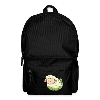 Schaf-Blumenkohl-Design für Schaf-Liebhaber - Rucksack - Schwarz - Vorne