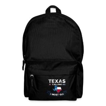 Weiter zu Texas Design für stolze Texaner - Rucksack - Schwarz - Vorne