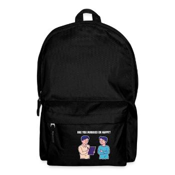 Father's Day Wedding Design - Backpack - black - Front