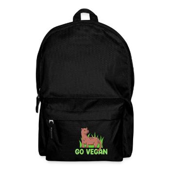 Conception de visons pour les fiers végétaliens - Sac à dos - noir - Devant