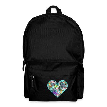 Alle Arten von Axolotls Design für Axolotl Fans - Rucksack - Schwarz - Vorne