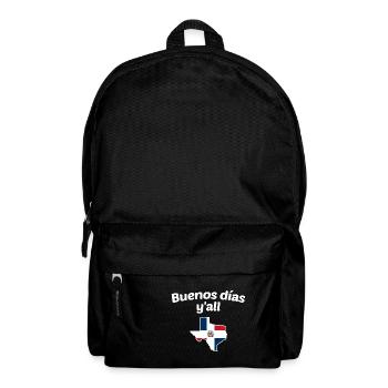Dominikanisches Texas-Design für Einwanderer - Rucksack - Schwarz - Vorne