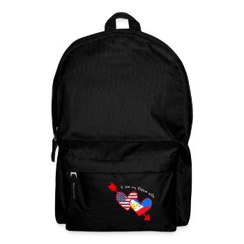 Filipina Wife Design für stolze Pinoys - Rucksack - Schwarz - Vorne