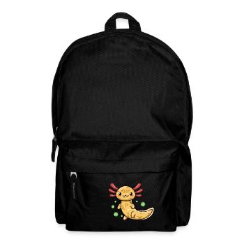 Axolotl-Design aus Kupfer für Axolotl-Liebhaber - Rucksack - Schwarz - Vorne