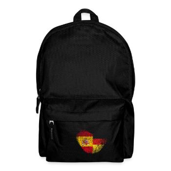 Spanien Fingerabdruck für stolze Deutsch-Spanier - Rucksack - Schwarz - Vorne