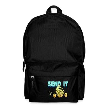 Send it ATV Design für Quad-Fahrer - Rucksack - Schwarz - Vorne