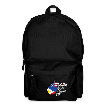 Filipinos from West Virginia Design for Fil-Ams - Backpack - black - Front