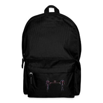 Cadeau d'amour Saint Valentin corps coeur - Sac à dos - noir - Devant