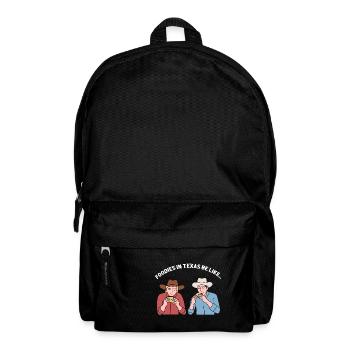 Foodies in Texas Design für stolze Texaner - Rucksack - Schwarz - Vorne