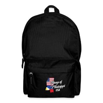 Filipinos of Mississippi Design for Proud - Backpack - black - Front