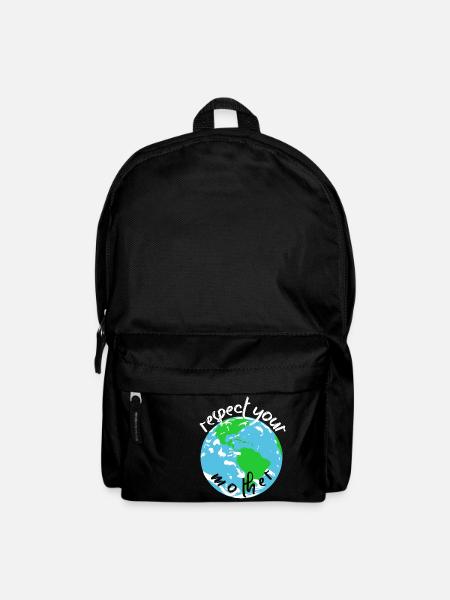 Naturschutz Klima Naturschützer Meer - Rucksack - Schwarz