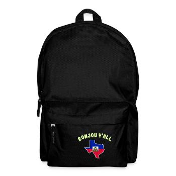 Haitianisch-texanisches Design für Einwanderer - Rucksack - Schwarz - Vorne