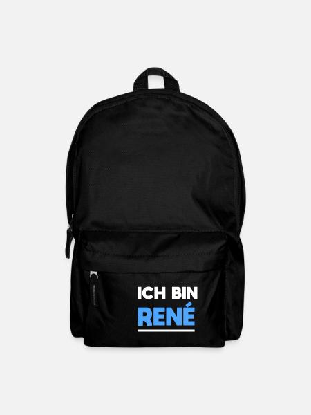 René Name Spruch für stolze Renés - Rucksack - Schwarz