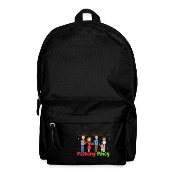 Paskong Pinoy Weihnachtsdesign für Filipinos - Rucksack - Schwarz - Vorne