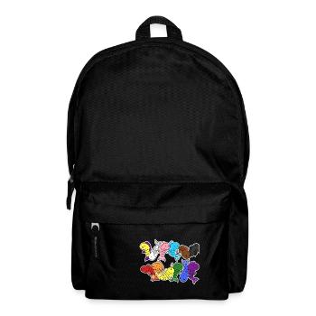 Pride Progress Flagge Fische Gleichberechtigung - Rucksack - Schwarz - Vorne