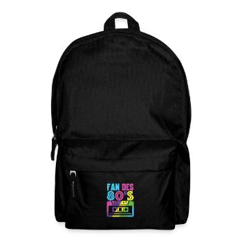 fan des 80s - Sac à dos - noir - Devant