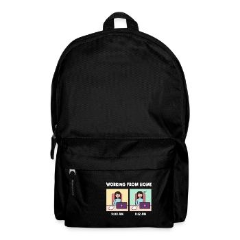 Travail à domicile Design fatigué pour fier - Sac à dos - noir - Devant