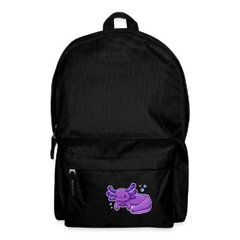 Lavender Axolotl Design for Axolotl Lovers - Backpack - black - Front