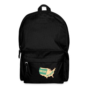 Oregon Nicht Oregon Design für stolze Oregonianer - Rucksack - Schwarz - Vorne