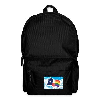 Texas Flag Pride Design for Proud LGBT+ Texans - Backpack - black - Front