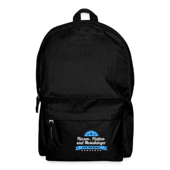 Fliesenleger Design für stolze Handwerker - Rucksack - Schwarz - Vorne