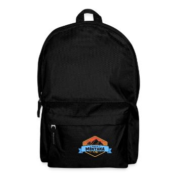 Reisen nach Montana Design für stolze Montaner - Rucksack - Schwarz - Vorne
