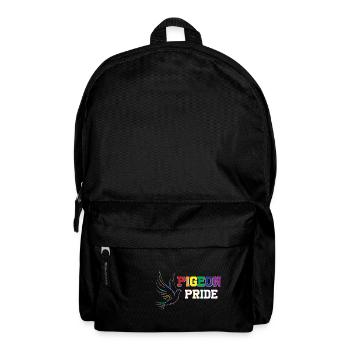 Pigeon Pride LGBTQIA Design for Pigeon Lovers - Backpack - black - Front