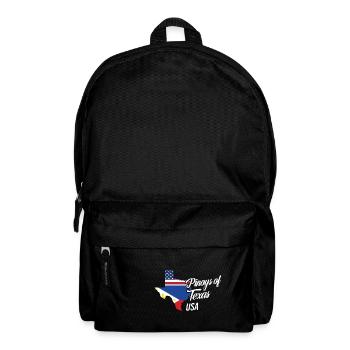 Filipinos of Texas Design für stolze Fil-Ams - Rucksack - Schwarz - Vorne