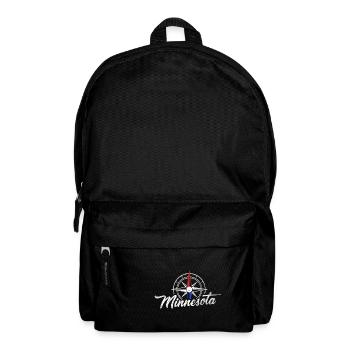 Compass Minnesota Design für stolze Minnesotaner - Rucksack - Schwarz - Vorne