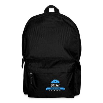 Glaser Design für stolze Handwerker - Rucksack - Schwarz - Vorne