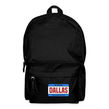 Dallas Texas Lone Star State Design für stolze - Rucksack - Schwarz - Vorne