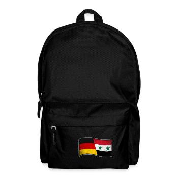 Syrien Design für stolze Deutsch-Syrer - Rucksack - Schwarz - Vorne