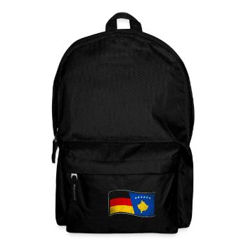 Kosovo Design für stolze Deutsch-Kosovaren - Rucksack - Schwarz - Vorne