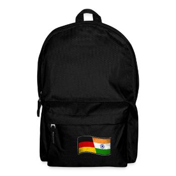Indien Design für stolze Deutsch-Inder - Rucksack - Schwarz - Vorne
