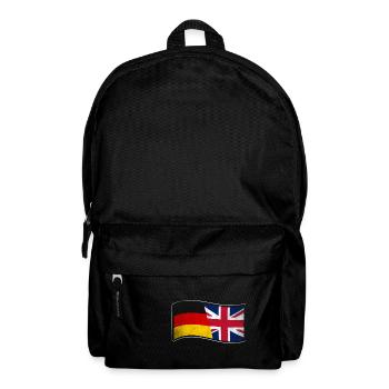Großbritannien Design für stolze Deutsch-Briten - Rucksack - Schwarz - Vorne