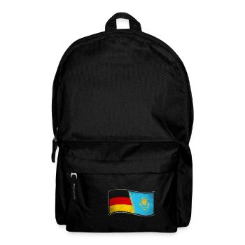 Kasachstan Design für stolze Deutsch-Kasachen - Rucksack - Schwarz - Vorne