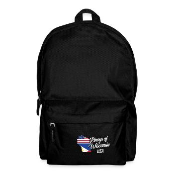Filipinos of Wisconsin Design for Proud Fil-Ams - Backpack - black - Front