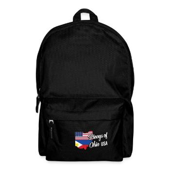 Filipinos of Ohio Design for Proud Fil-Ams - Backpack - black - Front