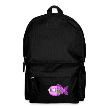 Fish grapes design for lovers of - Backpack - black - Front