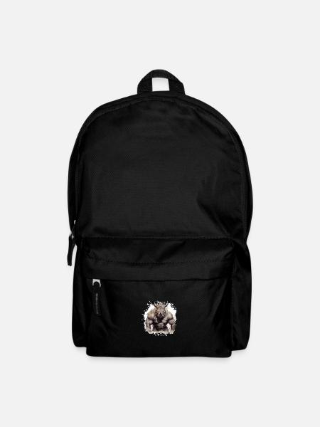 Nashorn Muskeln - Rucksack - Schwarz