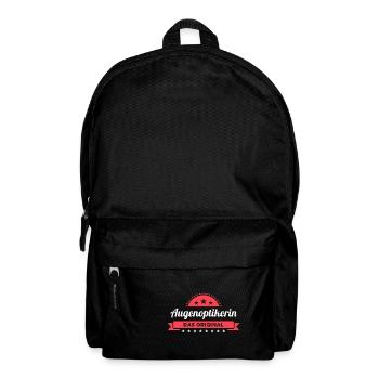 Augenoptikerin Design für stolze Profis - Rucksack - Schwarz - Vorne